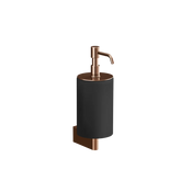 Gessi Origini dispenser sapone nero in resina antibatterica 66414